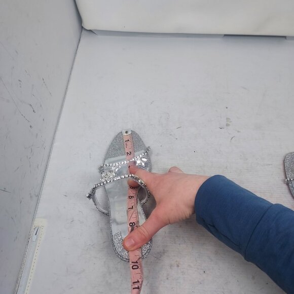 Christian Louboutin Silver Just Queen Crystal Bridal Wedding Heel Sandal - Picture 10 of 12